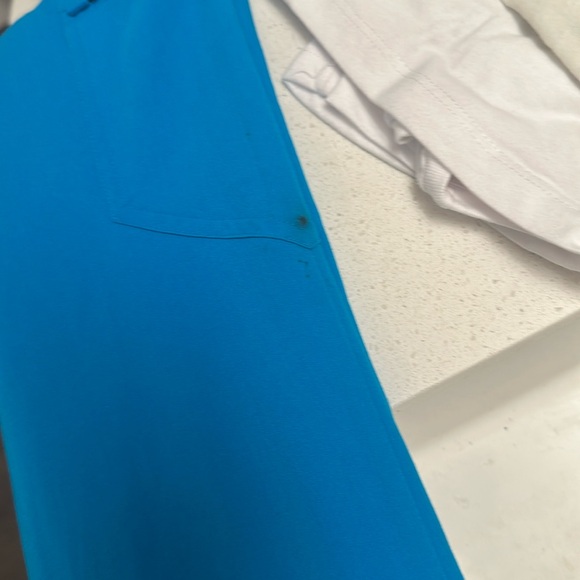 Figs Extreme Blue medium petite Zamora jogger one ink stain as shown. - Picture 2 of 2